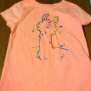 Cat and jack llama tee